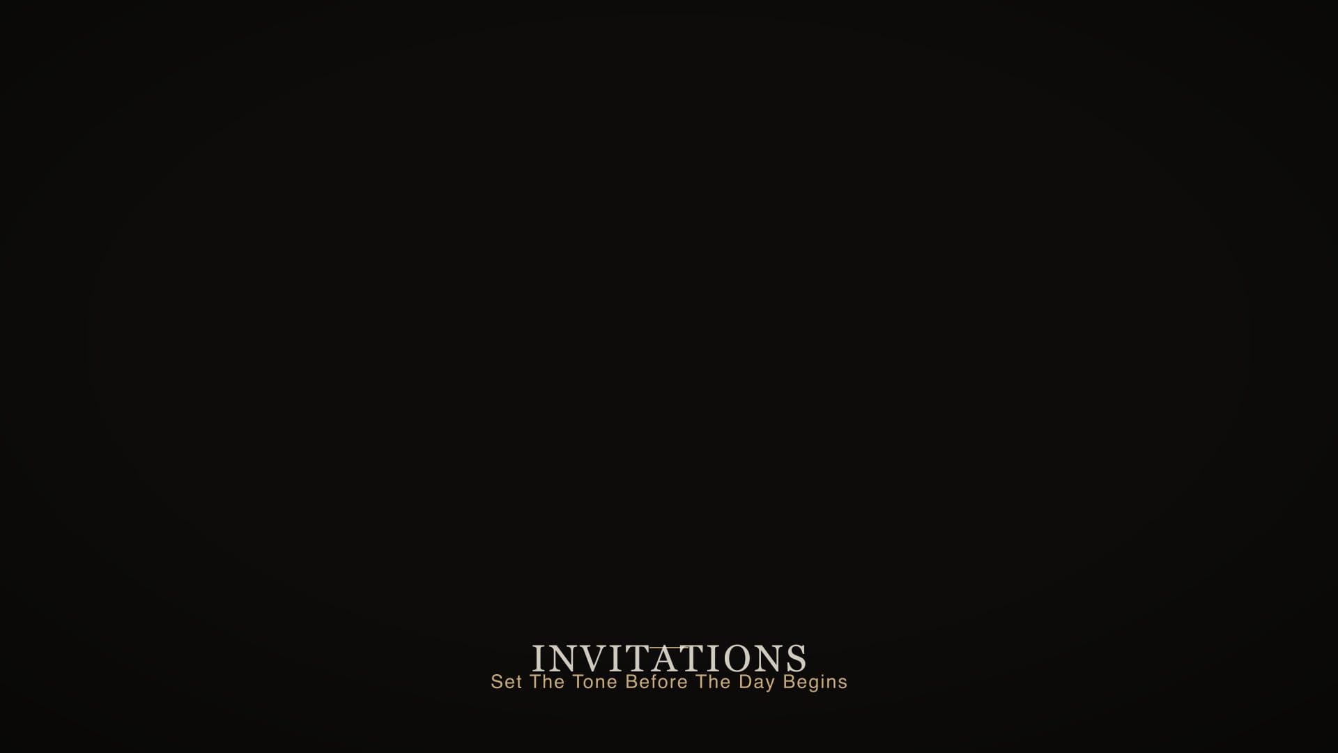 Invitations